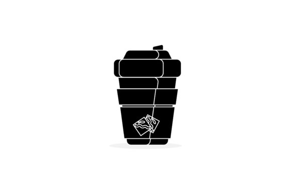 Coffee Drink Cup Silhouette Graphics