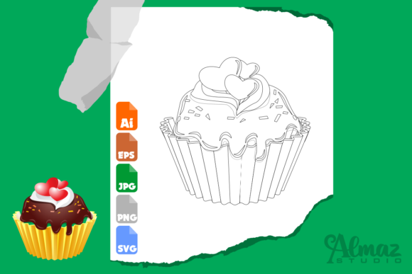 Cup Cake Coloring Book Review