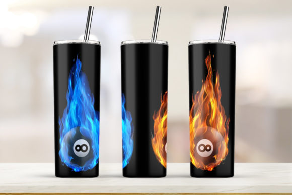 Flying Billiard Tumbler, Snooker Tumbler Graphics