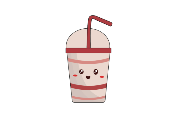 Kawaii Drink Cup Illustration Cute Graphics