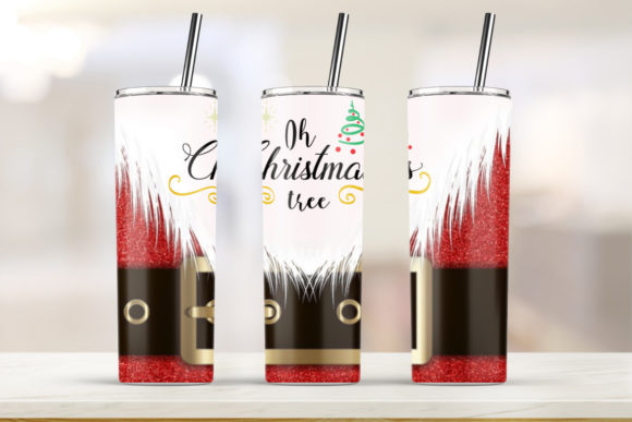 Oh Merry Christmas Tumbler 20oz Skinny: Graphics & Print Templates