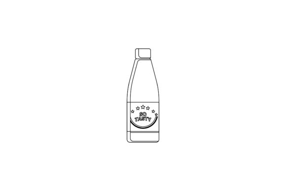 Tumbler Bottle Outline Graphics & Icons