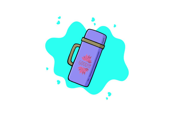 Tumbler Drink Cloud Bubble Graphics and Icons
