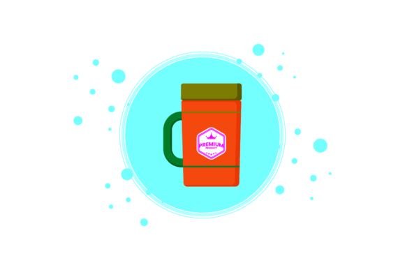 Tumbler Plastic Design Circle Bubble Graphics